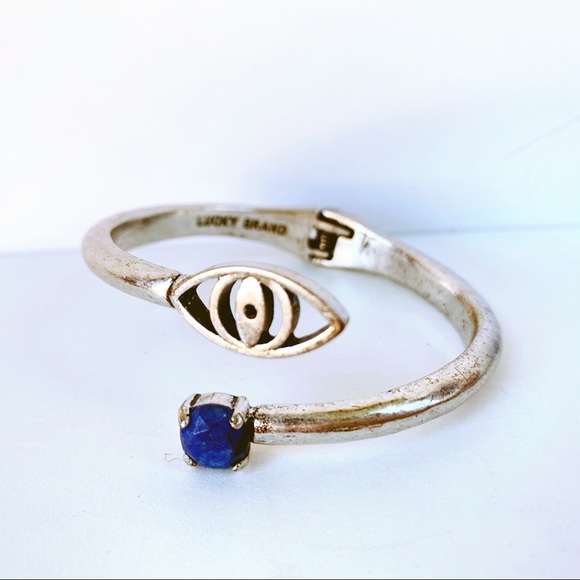 Lucky Brand Jewelry - Lucky Brand Stone Evil Eye Clamper Bracelet